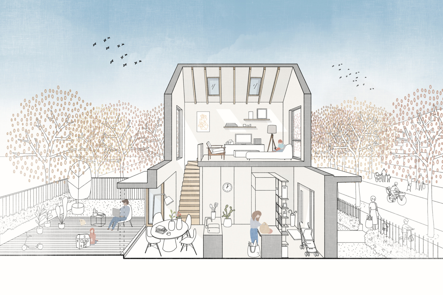 Home of the future section