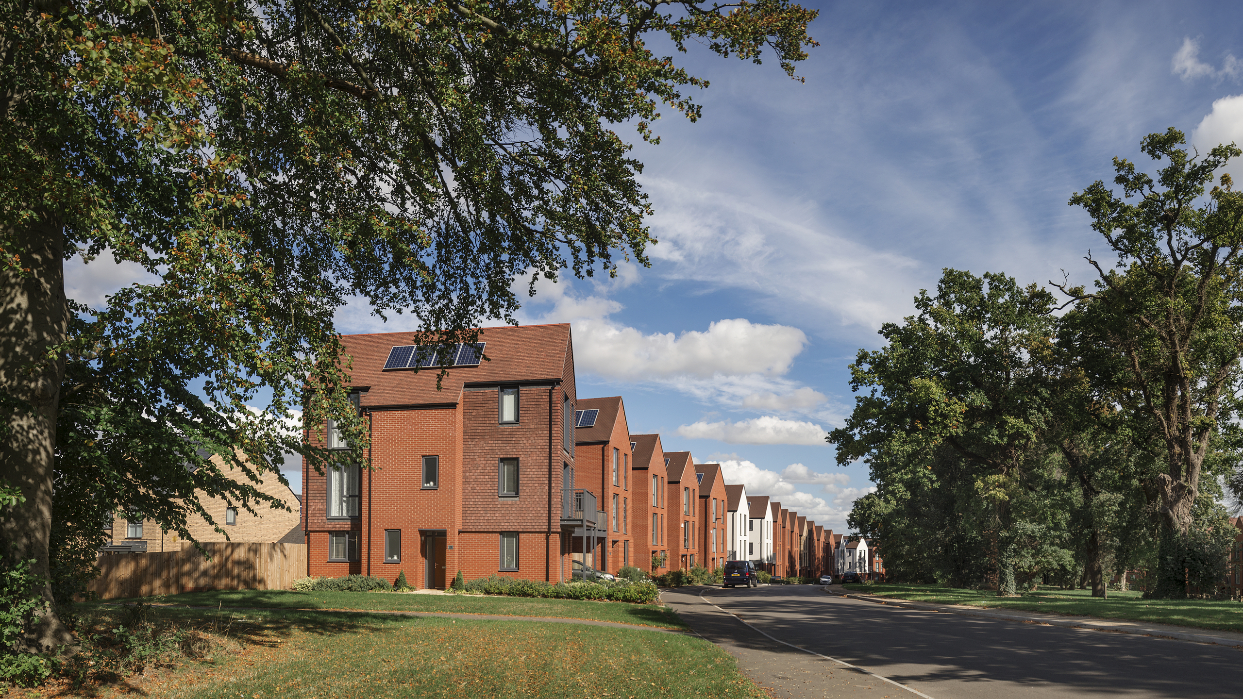 homes looking out to the ridge