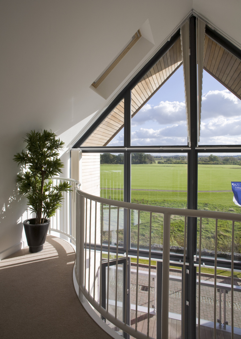 The strong expression of the roof line at Upton Site C