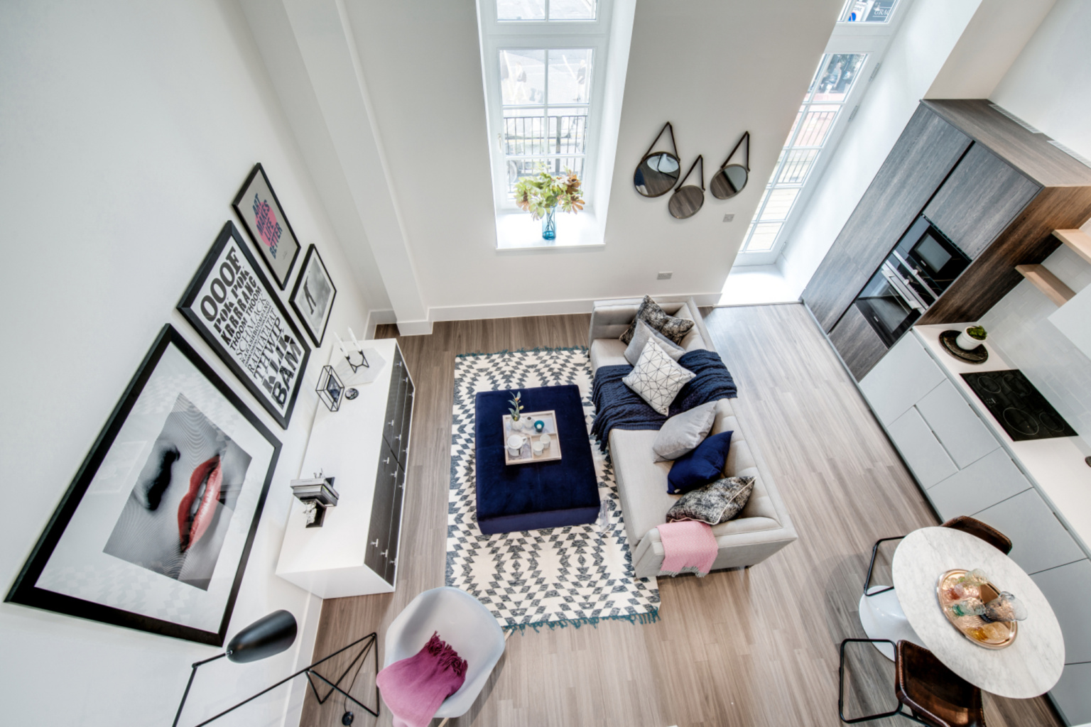 interior shot of maisonette