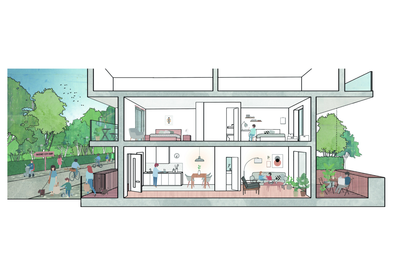 section of maisonette