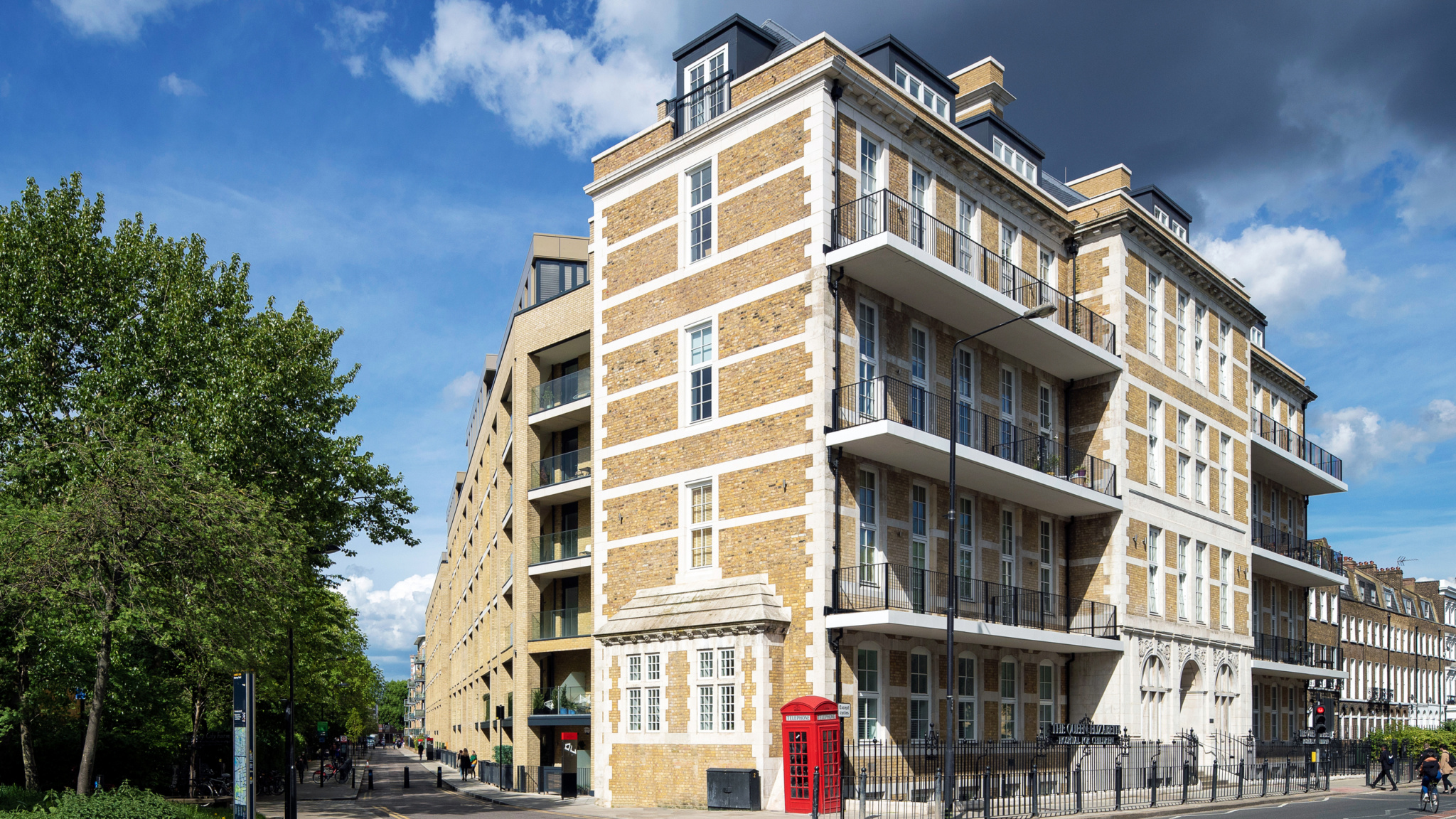 retained facade on hackney road