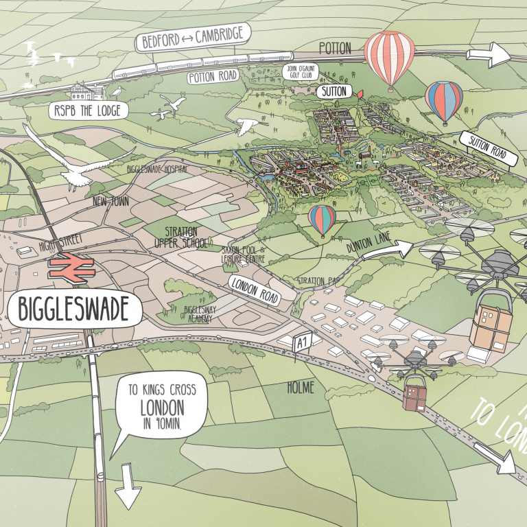 Biggleswade East masterplan