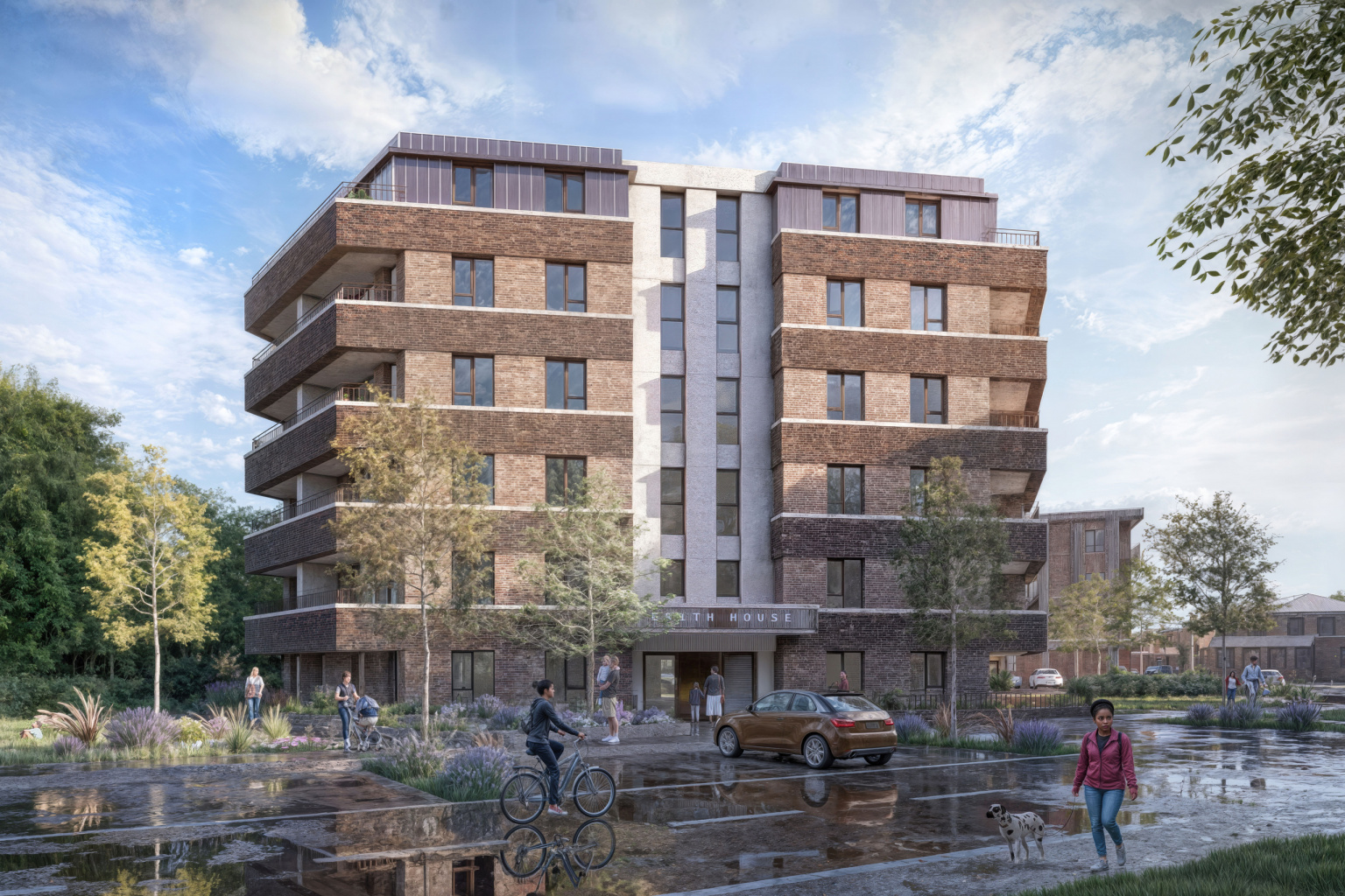 BHC-BWB_HTA-A_CGI_BurstedWood_250806b_BlockA-Entrance-Angledview